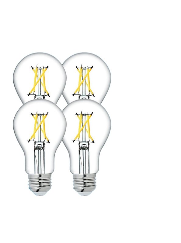GE Refresh Series 93121730 LED Bulb, General-Purpose, A19 Lamp, 60 W Equivalent, E26 Medium Lamp Base, Dimmable