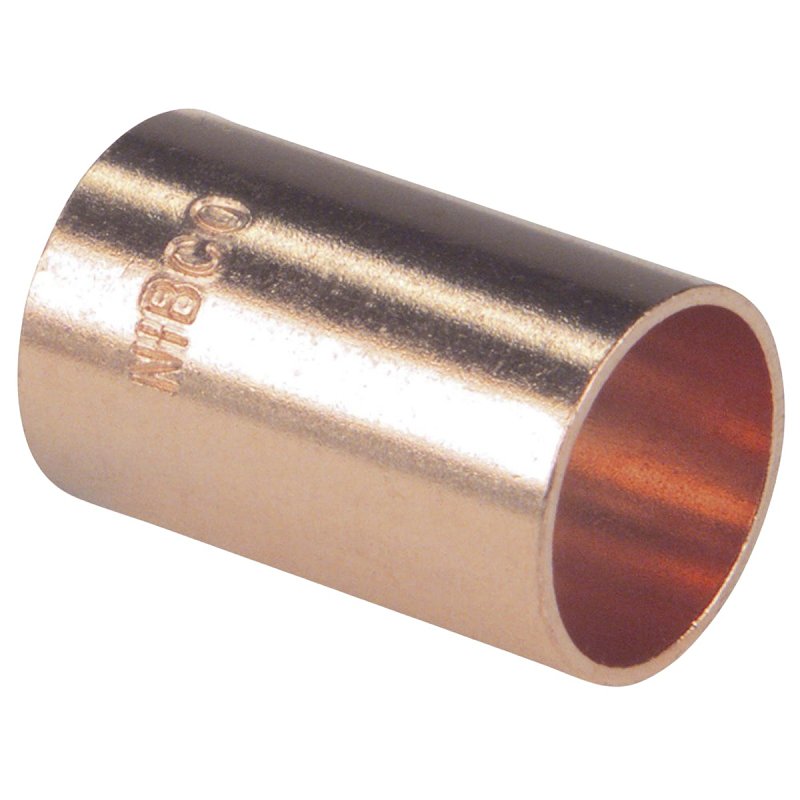 Nibco 600 Series W00800D Reducing Pipe Coupling, 1 x 1/2 in, Sweat, Copper, 700 psi Pressure