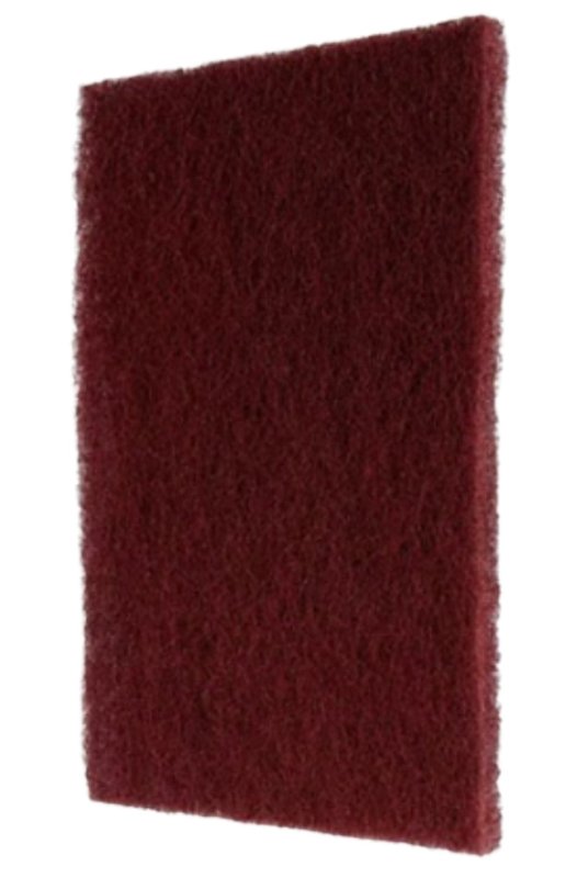 Scotch-Brite 7447 Hand Pad, 9 in L, 6 in W, Very Fine, Aluminum Oxide Abrasive