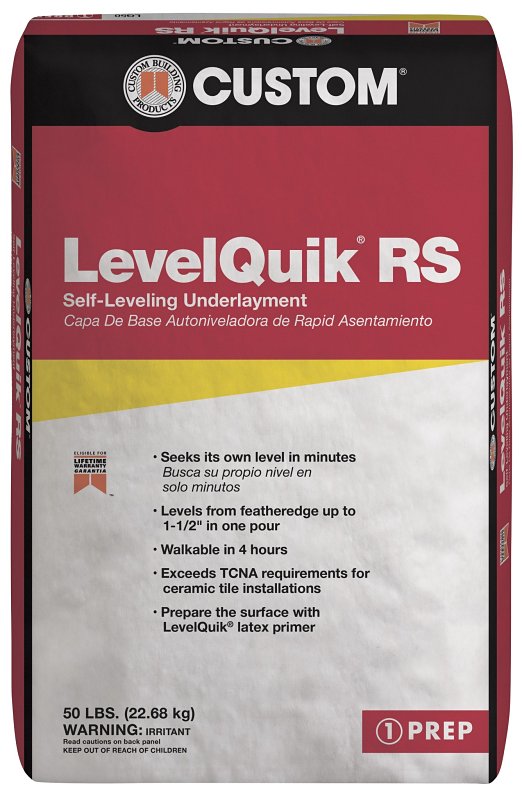 Custom LQ50 Underlayment, Gray, 50 lb Bag