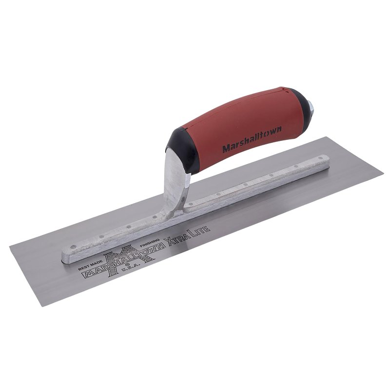 Marshalltown 12131 Finishing Trowel, 11-1/2 in L Blade, 4-3/4 in W Blade, Steel Blade, Curved Handle
