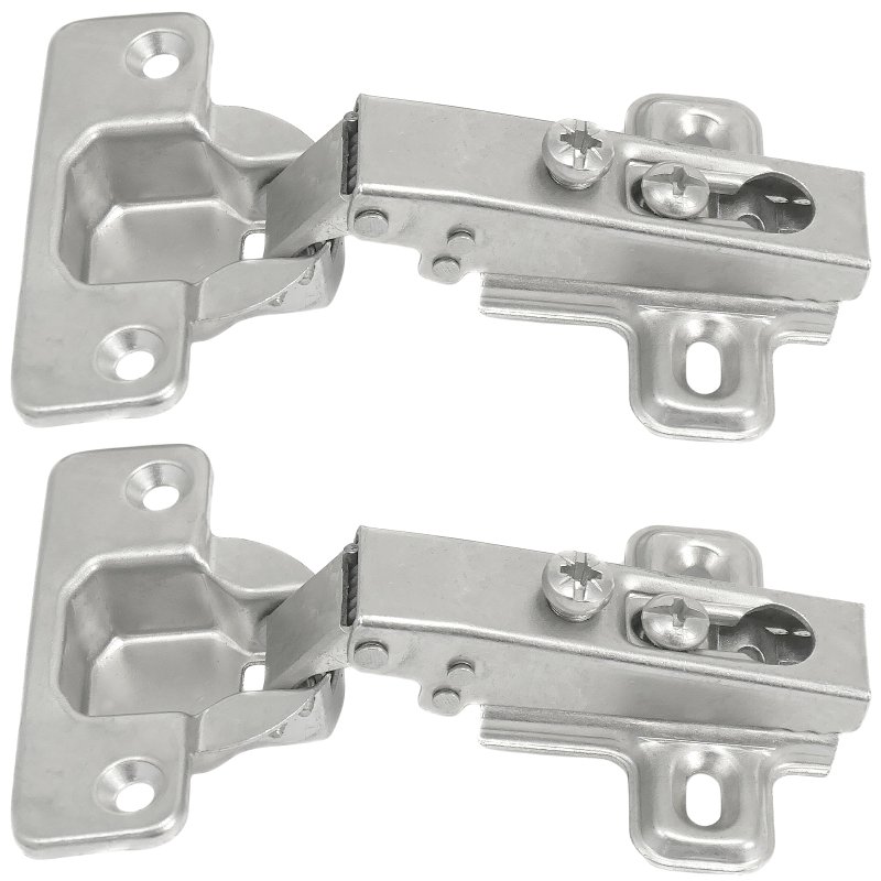 Laurey 10100 Cabinet Hinge, 110 deg Hinge Opening, Chrome