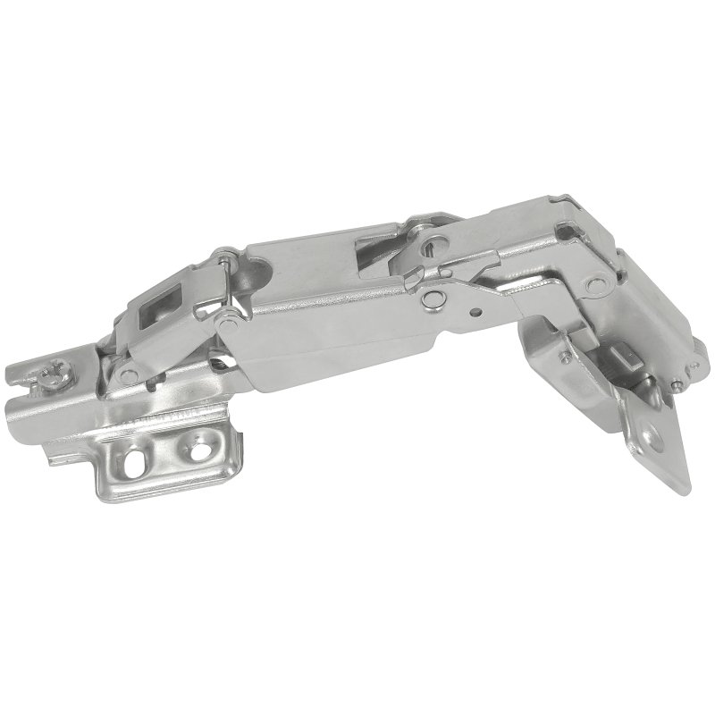 Laurey 10300 Cabinet Hinge, Steel, Chrome, 170 deg Hinge Opening
