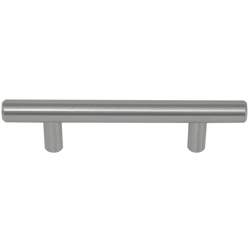Laurey Melrose Series 87012 Cabinet Pull, 152 mm L Handle, 32 mm H Handle, Steel, Brushed Satin Nickel
