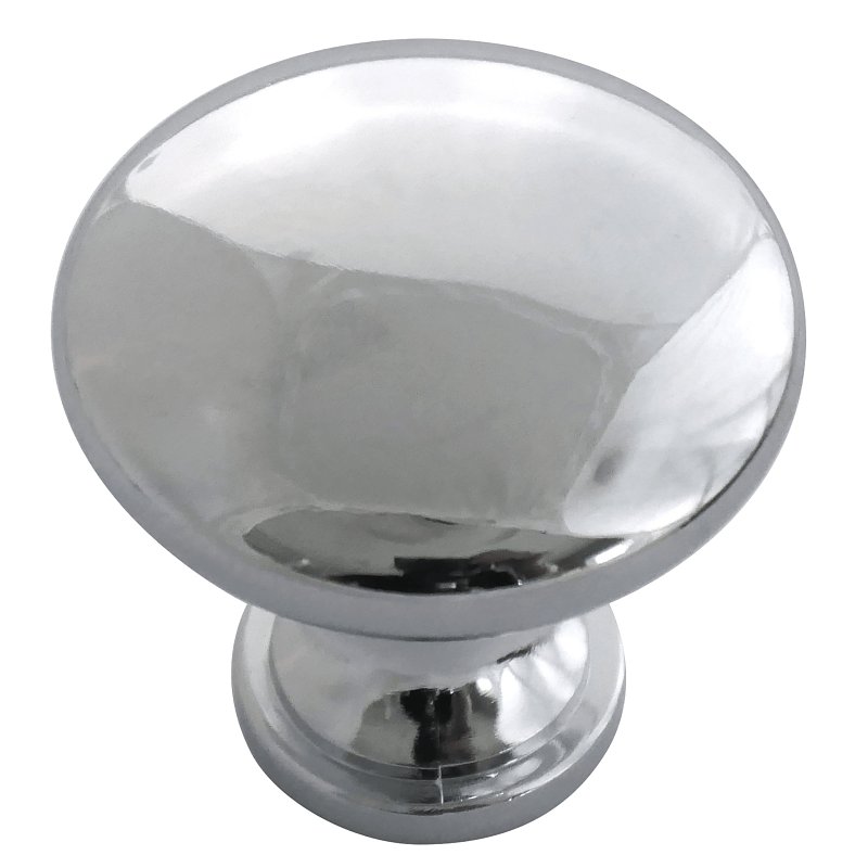 Lauréy 59912 Hollow Steel Cabinet Knob, Polished Chrome, 1-3/8 in (10-Pack)