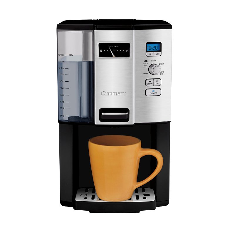 Cuisinart DCC-3000NAS Programmable Coffee Maker, 12 Cup, Black Stainless