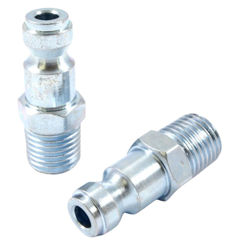 Tru-Flate 75590 Air Fitting Plug, 1/4 in, MNPT, Steel