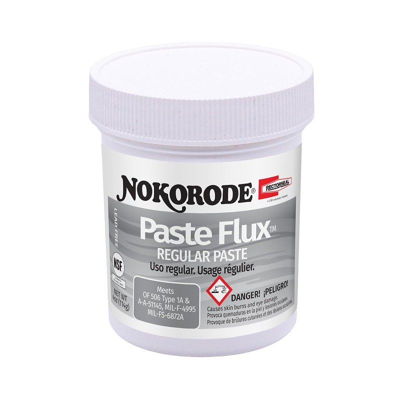 Nokorode 14010 Regular Flux, 4 oz, Paste, Tan