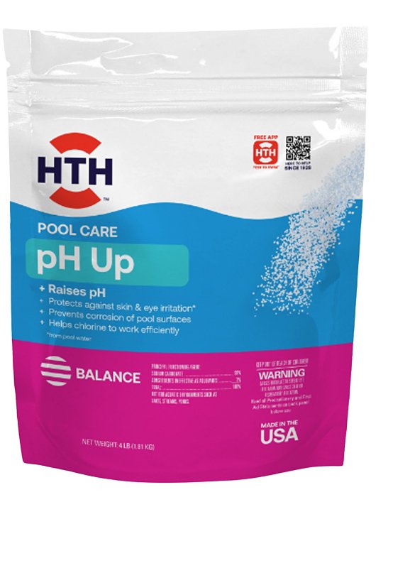 HTH 67058 pH Up, Granular, 4 lb