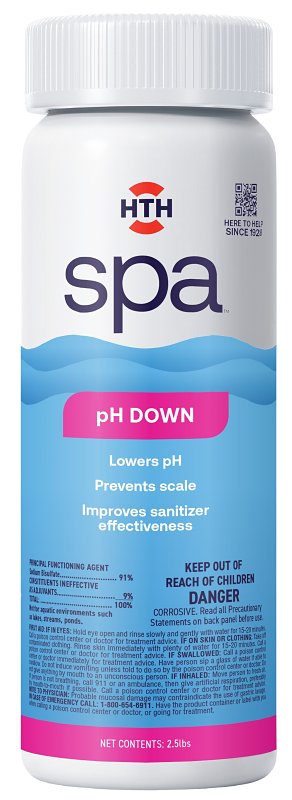 HTH spa 86132 pH Down, Granular, 2.5 lb