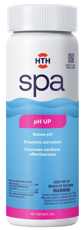 HTH spa 86133 pH Up, Crystal, 2 lb