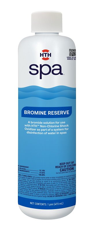 HTH Spa Care 86240 Bromine Reserve, 1 pt, Liquid