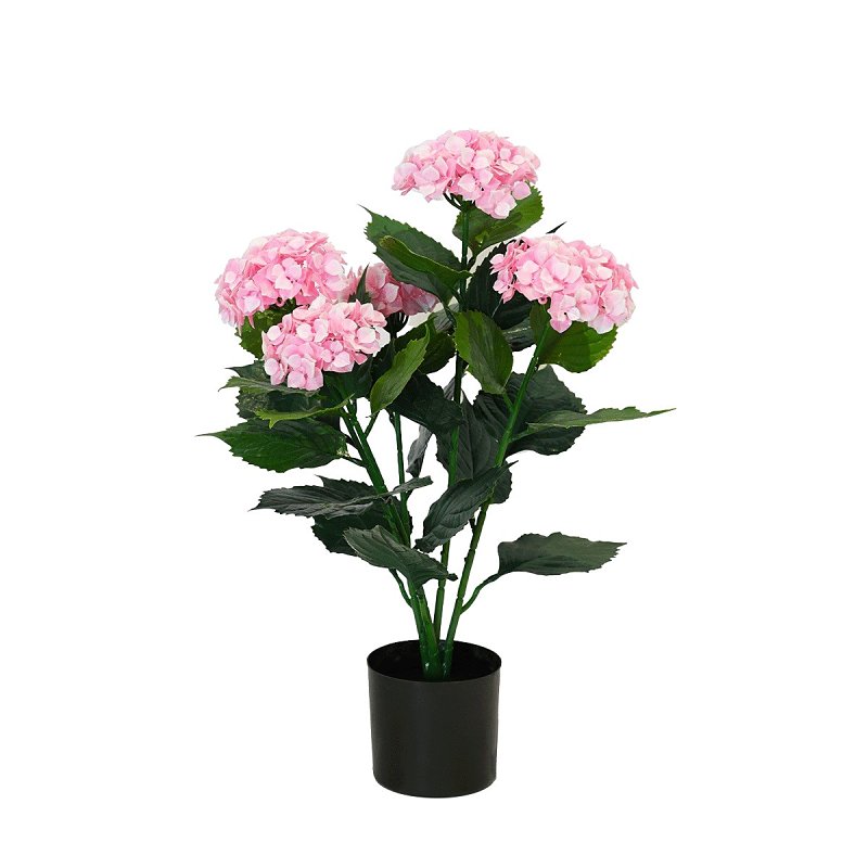 naturae decor OUT-HYDPI-24 Artificial Hydrangea Flower Tree, Pink, Indoor, Outdoor