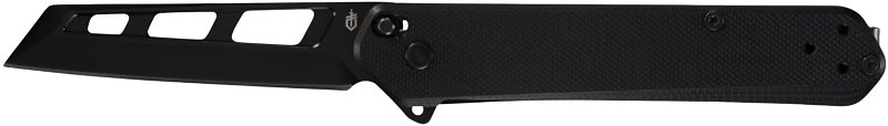 Gerber 31-004130 Pocket Knife, 2.93 in L Blade, Steel Blade, Textured Grip Handle, Black Handle
