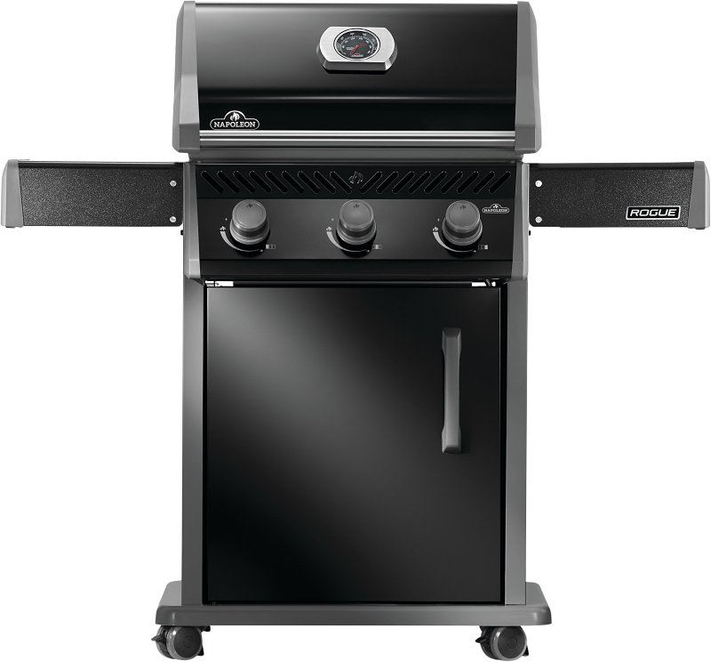 Napoleon Rogue 425 Series R425NK-2-SS Gas Grill, 42,000 Btu/hr BTU, Natural Gas, 3-Burner, Smoker Included: Yes