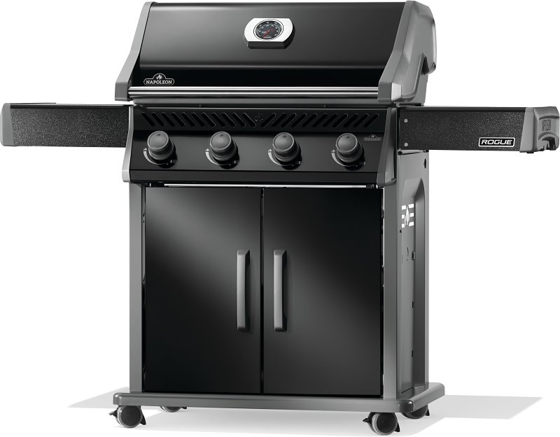 Napoleon Rogue 525 Series R525NK-2-SS Gas Grill, 48,000 Btu/hr BTU, Natural Gas, 4-Burner, Smoker Included: Yes