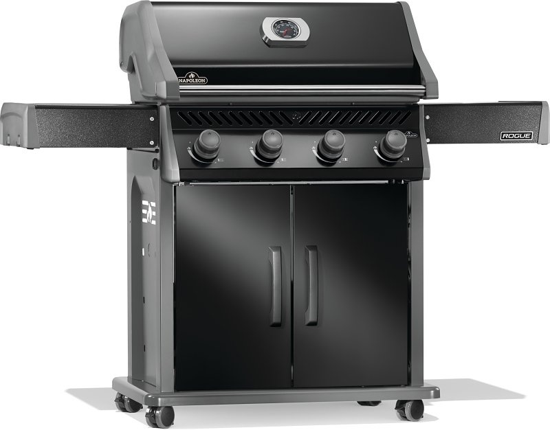 Napoleon Rogue 525 Series R525NK-2-SS Gas Grill, 48,000 Btu/hr BTU, Natural Gas, 4-Burner, Smoker Included: Yes