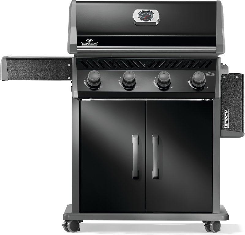 Napoleon Rogue 525 Series R525NK-2-SS Gas Grill, 48,000 Btu/hr BTU, Natural Gas, 4-Burner, Smoker Included: Yes