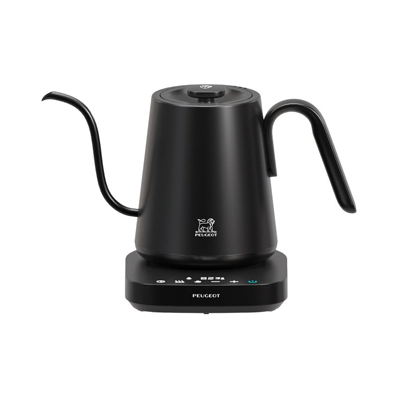 Peugeot Brest Series PB-EK231 Electric Kettle, 0.8 L, 1200 W, Stainless Steel, Matte Black, 200 mm L, 196 mm W, 290 mm H