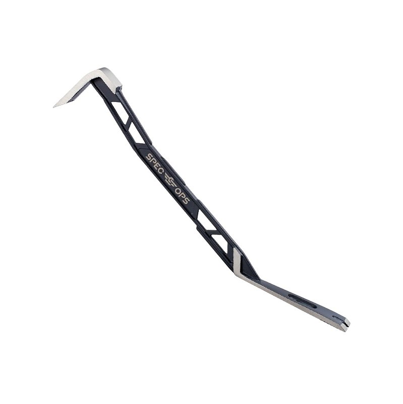 Spec Ops Delta Series SPEC-D18BAR Pry Bar, 18 in L, Beveled, Flat Tip, HCS, Black