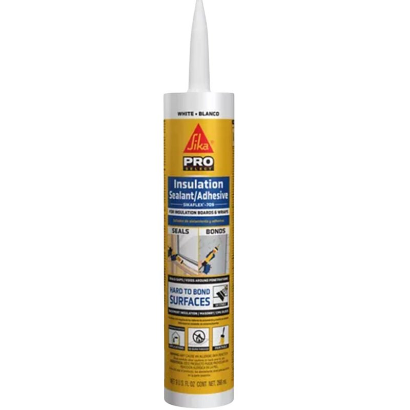 9 Oz. White Insulation Sealant & Adhesive For Weather Barriers
