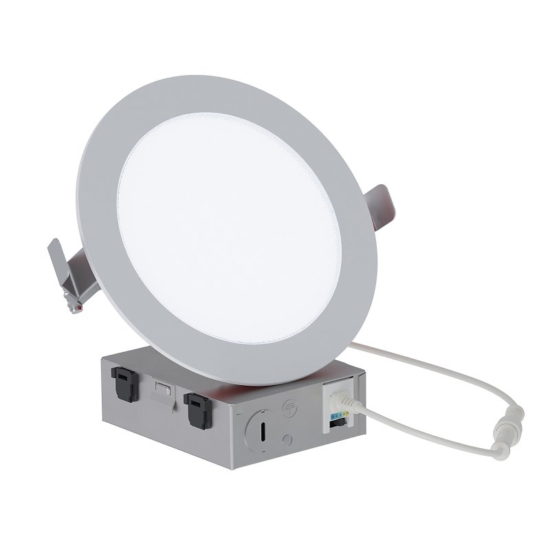 Halo 11.8W Matte White LED Downlight – Dimmable 6‑Inch Recessed Light, 1035 lm, IP44, 2700‑5000K