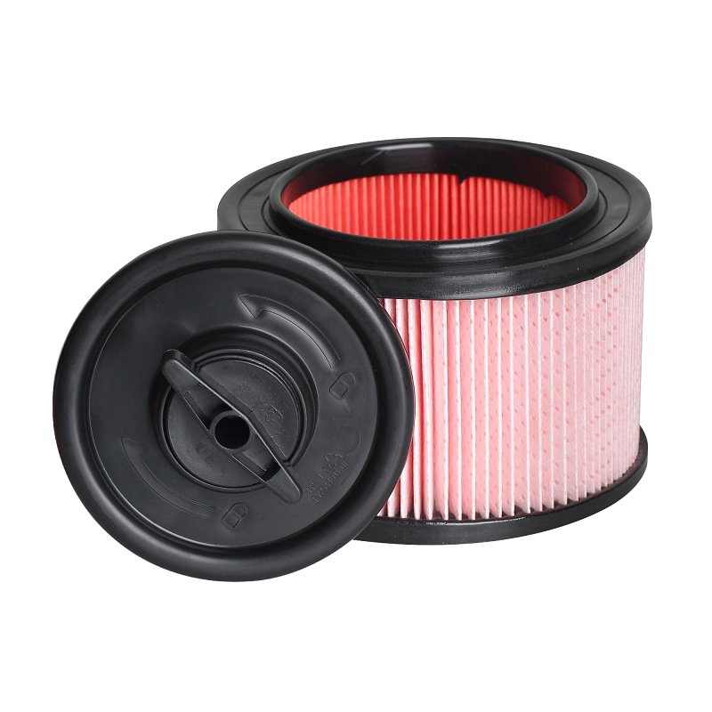 Vacmaster Professional VJFF Cartridge Filter and Retainer, 1 um, Paper Frame
