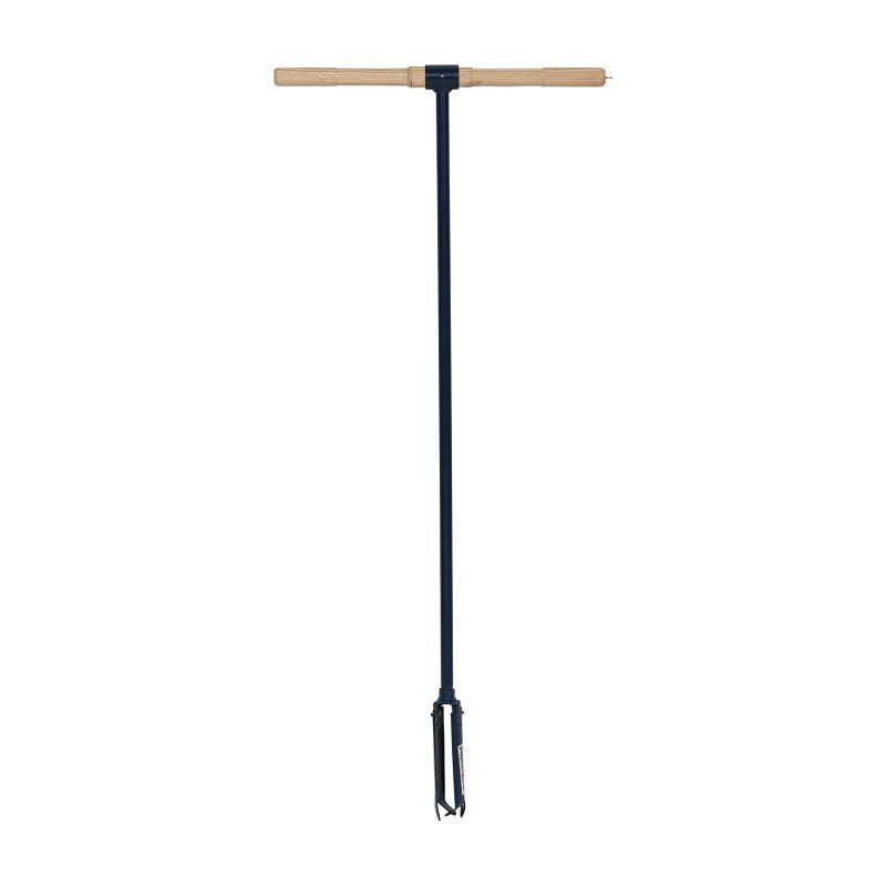 Seymour 21302 Iwan Auger, Riveted Blade, Steel Blade, Hardwood Handle, T-Shaped Handle, 49 in OAL