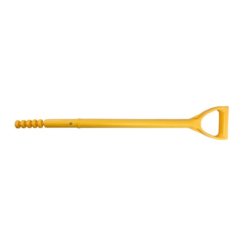 Link Handles 66776 Shovel Handle with Rivet, 27 in L, Fiberglass, For: D-Grip Hollow Back and Closed Back Shovels