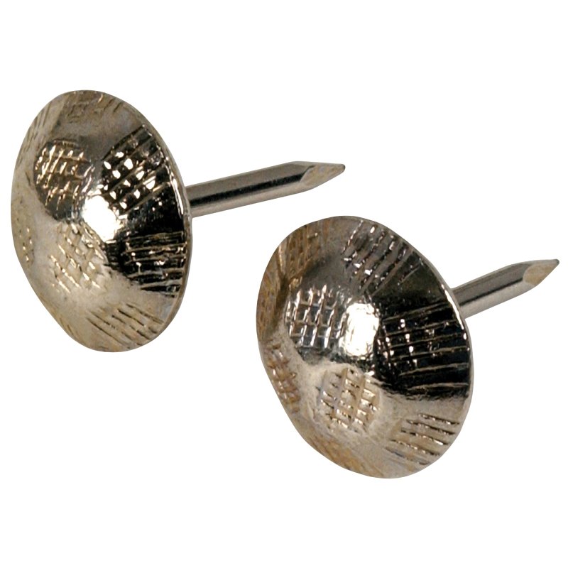 Hillman 122688 Furniture Nail, Nickel, Hammered Head
