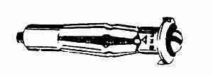 Cobra Anchors 142Y Hollow Wall Anchor, 1/4-20 Thread, Steel, 100 lb, 3/PK