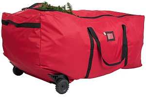 Treekeeper SB-10237 EZ Rolling Storage Duffel, XL, 6 to 9 ft Capacity, Polyester, Red