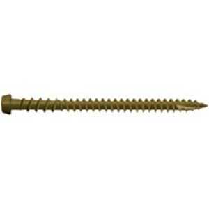 Camo 0349154 Deck Screw, #10 Thread, 2-1/2 in L, Star Drive, Carbon Steel, ProTech-Coated, 350/PK