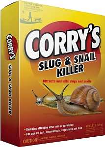 Corry's 100537446 Slug and Snail Killer, Solid, Vegetable Garden, 3.5 lb Box
