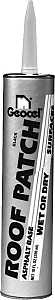 Geocel ROOF PATCH Series GC41803 Roof Cement, Black, Liquid Cartridge
