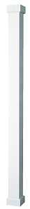 AFCO Empire Series 600EC0708K Tradition Column Kit, 8 ft H, Square, Aluminum, White