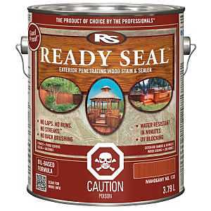 Ready Seal 130C Wood Stain and Sealant, Mahogany, 1 gal