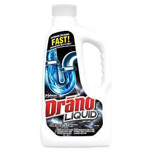 Drano 116 Clog Remover, Liquid, Natural, Bleach, 32 oz Bottle