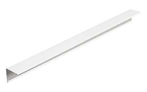 USG DONN 900237 Wall Molding, Galvanized Steel, White