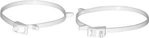 Dundas Jafine 2C234ZW Adjustable Clamp, Clamping Range: 3 to 4 in, Plastic