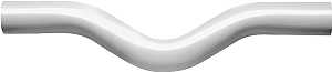 Oatey 42758 Running Trap, 3/4 in, PVC, White, SCH 40 Schedule