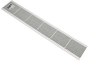 Amerimax 85370 Gutter Guard, 3 ft L, 2 in W, PVC, White