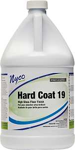 nyco NL167-G4 Floor Finish, 128 oz, Liquid, Acrylic, White