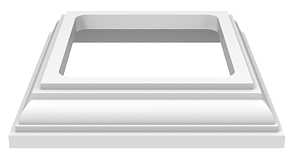 Xpanse Premier 73012503 Heritage Base Trim, Vinyl, White, For: Williamsburg, Traditional, Select, Premier Posts