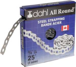 Dahl 9020 Pipe Strap, Steel, 25 ft L, 130 lb Capacity