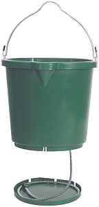 Farm Innovators FB120 Heated Bucket, Polyethylene, Green