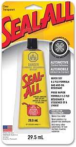 Seal-All 380135 Automotive Adhesive, Clear, 29.5 mL, Carded