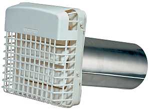 Dundas Jafine ProGard BPGH4WZW Exhaust Hood, 6-1/2 in W Hood, 13-1/2 in D Hood, 7-1/4 in H Hood, Polypropylene Hood