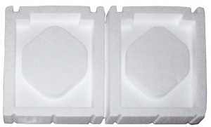 Gibraltar Industries DVBPXL Vent Block Plug, 8-3/4 in W x 6-1/2 in H Dimensons, Foam