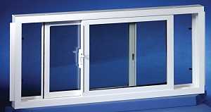 Duo-Corp 3224SLID Basement Window, Vinyl Frame, Glass Glass/Screen